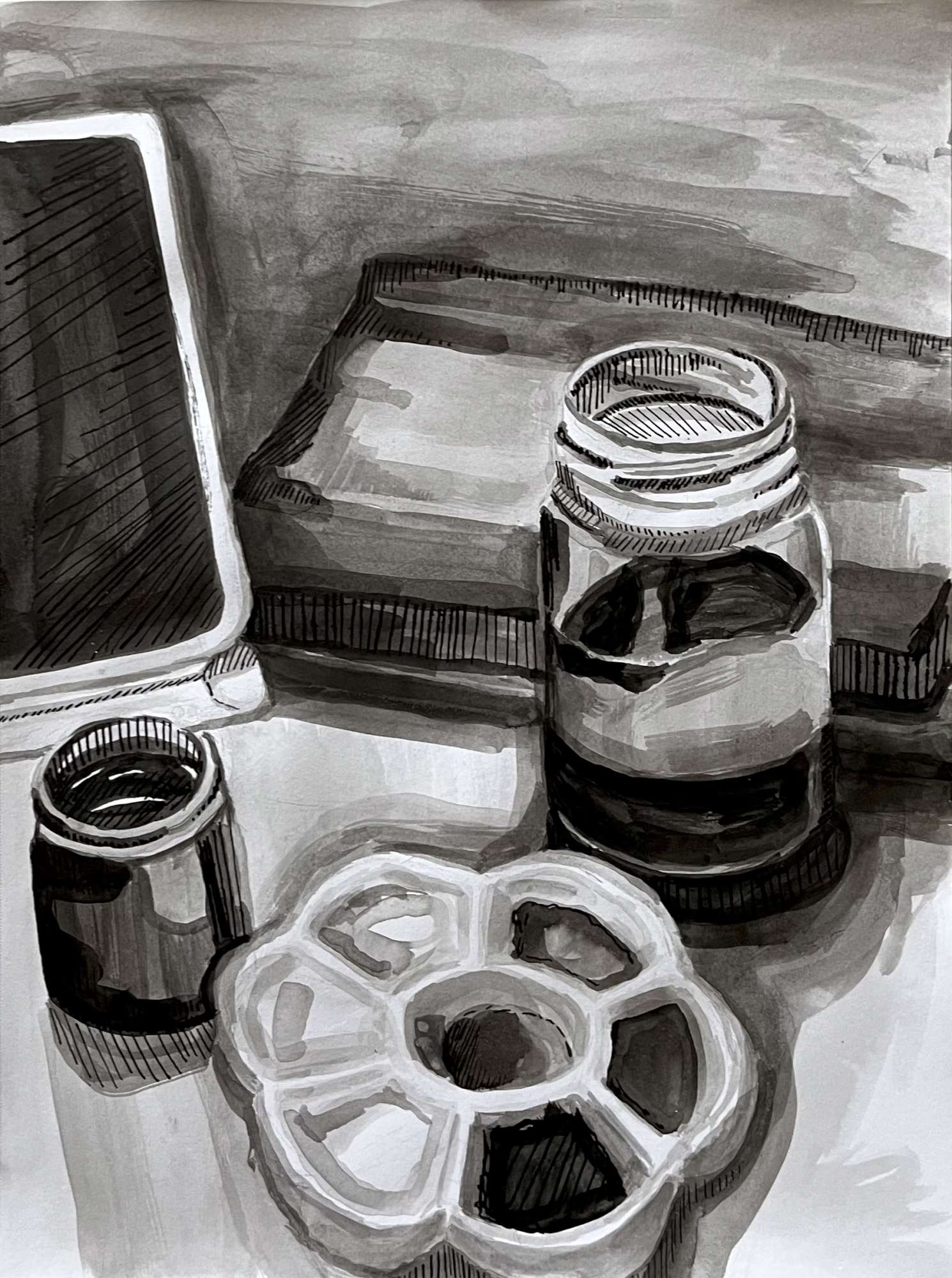 ink drawing number 2 by Sylvia Halbrooks